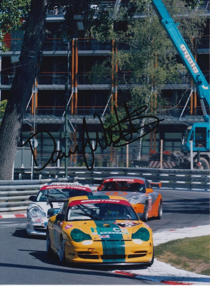 Danny Watts Signed 8x6 Le Mans Racing Driver Autograph Photo
