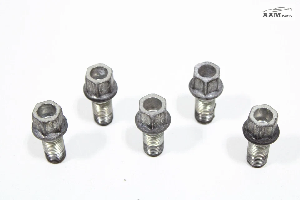 AUDI A3 QUATTRO 2015-2020 RUEDA DELANTERA O TRASERA TUERCA JUEGO DE 5 OEM Foto 2 de 4