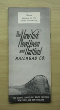 NYNH&H NEW HAVEN Public Timetable: 9/28/52 System
