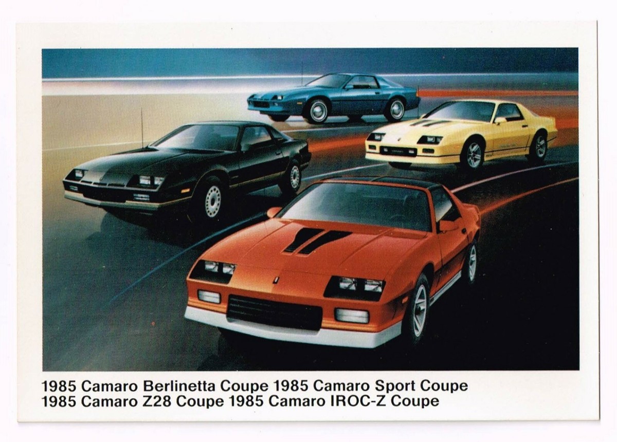 1985 Camaro Z28 - IROC-Z Coupe Sport Berlinetta Chevy Dealer