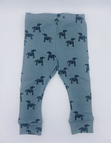 Tea Collection Baby 2pc Outfit Set Snap Wrap Top & Pants Horse Print 6-9 Months - Bild 3 von 5