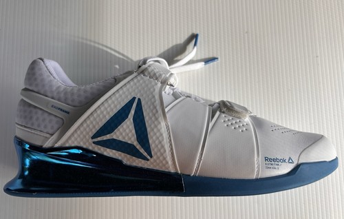 Size 11 Reebok Legacy Lifter Men White/Mendota Blue CN8397