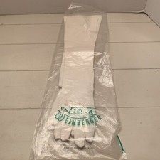 Vintage Viola Weinberger White Nylon Long Gloves Women's Western Germany 7 Stain