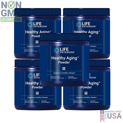 Healthy Aging Powder Life Extension Anti-Aging Longevity Supplements 0.46lb X5
