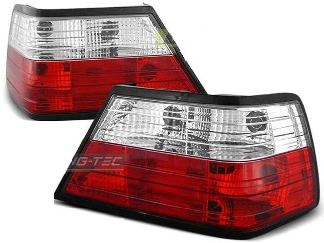 Feux arriere rouge et blanc pour Mercedes Classe E W124 de 1985 a 1995