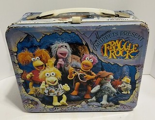 Vintage 1984 Fraggle Rock Metal Lunchbox