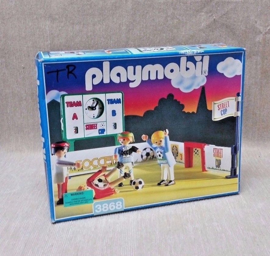 Playmobil 3868 Street Cup Arena Soccer Vintage 1996 New in