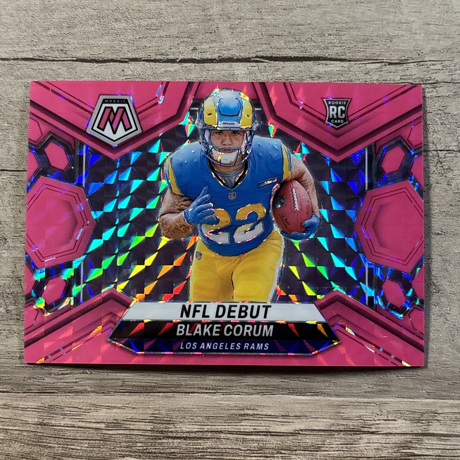 2024 BLAKE CORUM Mosaic Pink Fluorescent /10 SSP #278 ROOKIE