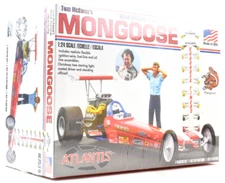 Atlantis Tom McEwen's "Mongoose" Rear Engine Dragster 1:24 Model Car Kit M7529