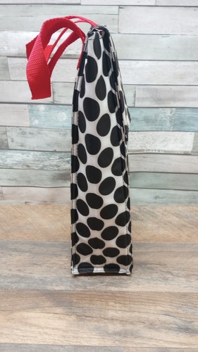 NEU THIRTY ONE QUADRATISCHER GESCHIRRHALTER UND WEINTRAGETASCHE SCHWARZ und WEISS ISOLIERT - Bild 9 von 11