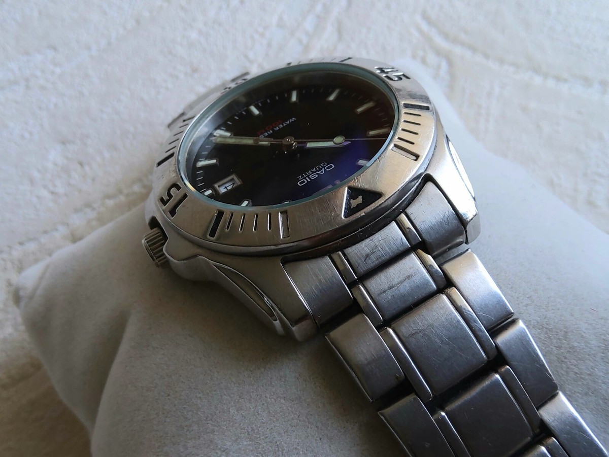 Vintage Casio quartz ref. 1332 MTD 1039 watch, steel case | eBay
