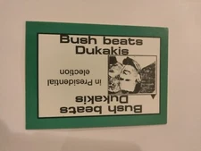 PERSPECTIVE Time Line Game BUSH BEATS DUKAKIS 1992 card used History free ship