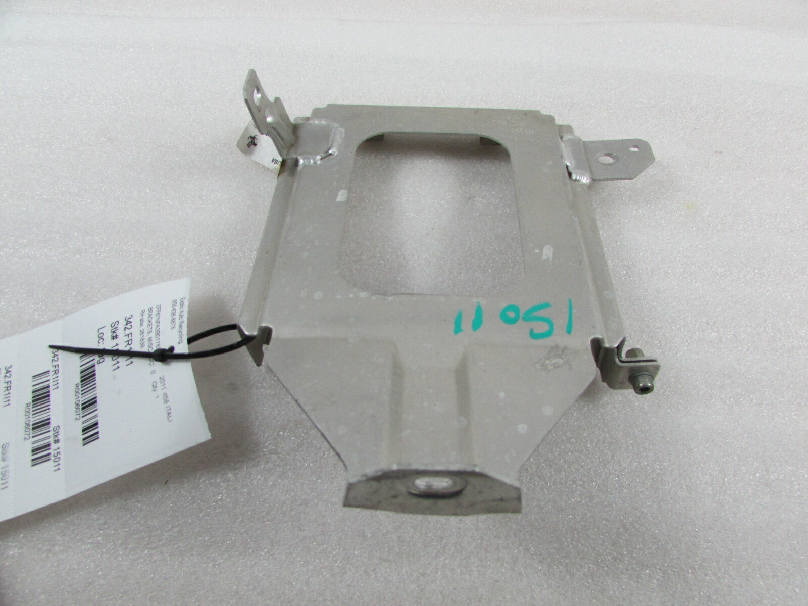 Ferrari 458 Italia, RH, Right ECU Bracket, Used, P/N 261838