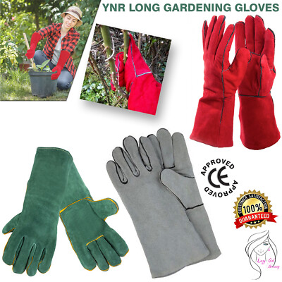 Rose Pruning Gardening Gauntlet Gloves Thorn Proof Industrial Electric  Welding UK