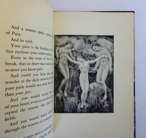 1926 THE PROPHET by Kahlil Gibran, 1st Edition Early 8th Printing, Illustrated - Picture 6 of 14