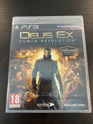 Deus Ex - Human Revolution (PS3) NEW Complete CIB