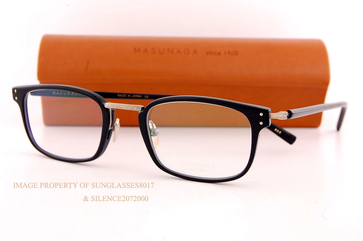 Brand New MASUNAGA Eyeglass Frames GMS 820 55 Navy For Men Women 47mm