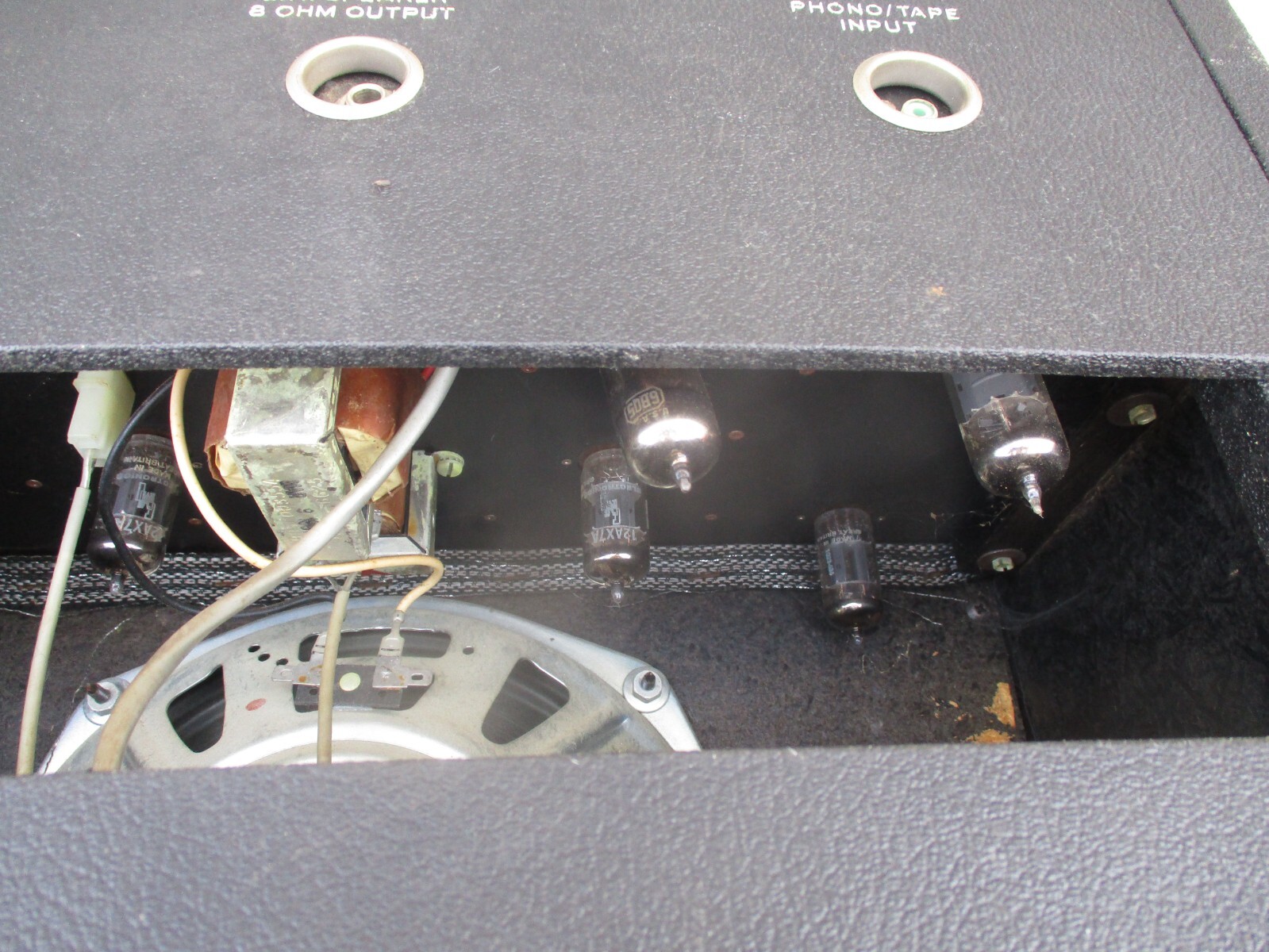 Vintage KALAMAZOO REVERB 12 Tube AMP w/Tremolo Foot Switch UNTESTED