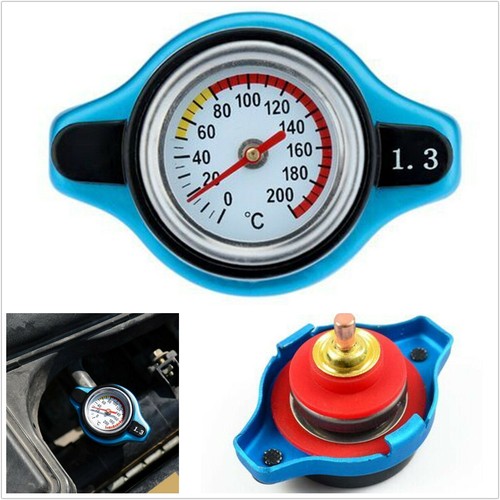 1.3 Bar Thermostatic Radiator Cap Cover Water Temperature Gauge Aluminum Alloy - Picture 3 of 9