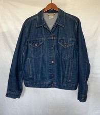 Vintage Big Mac Denim Trucker Jacket Union Made In The USA Size Large