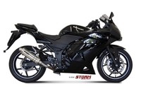 Storm GP Auspuff Passend FüR Kawasaki Ninja 250R 2008-2013