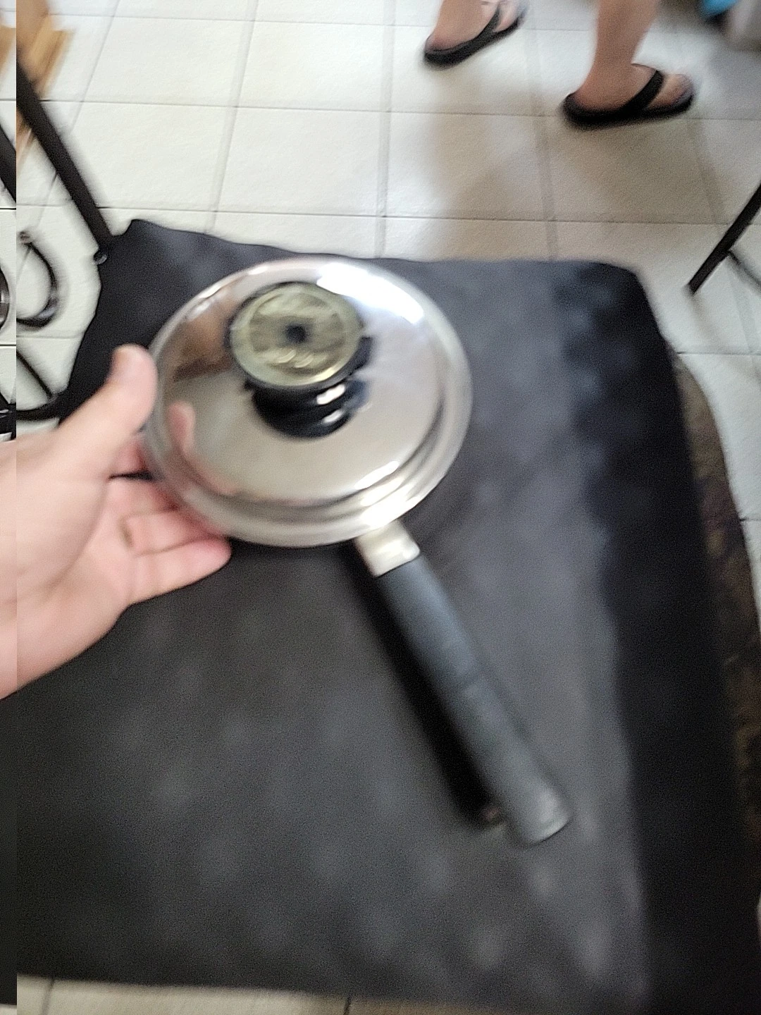Vintage Society Multi-Plex 1 Quart Sauce Pot Pan Stainless Steel w Vapo Lid USA