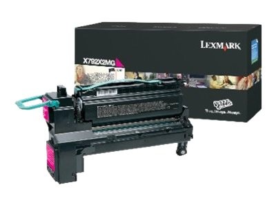 Lexmark X792X2MG - Toner magenta - für X792de, X792dte, X792dtfe, X792dtme,