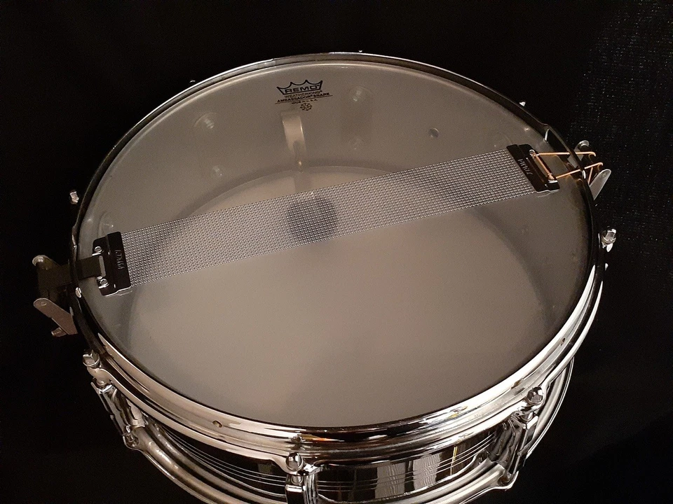 Caja de latón Leedy Vintage 65 Shelly Manne usada 14x5,5 pulgadas Foto 3 de 4