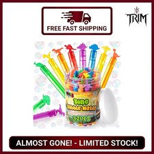32 Pack Dinosaur Bubbles - Perfect Party Favors for Kids Birthday Celebrations