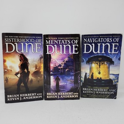 Schools of Dune Trilogy By Brian Herbert and Kevin J. Anderson Paperback Lot