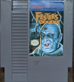 Fester's Quest NES 1989 Nintendo Game + Box + Instructions + Sleeve WORKS 