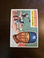 1956 Topps Set-Break #208 Elston Howard NR-MINT New York Yankees Beautiful Card 