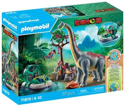 Playmobil 71819 Brachiosaurus, Begegnung mit Luftkissenboot, neu und OVP