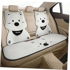 Car Seat Covers-Cute Car Seat Covers for Women and Girl, Rear Westie-Rear 3pcs 