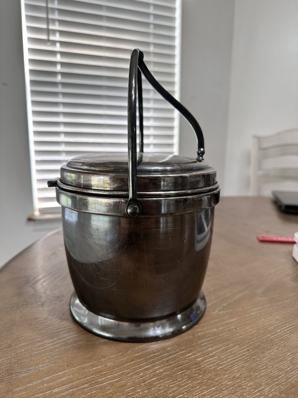 Vintage Silver Plated Ice Bucket Bernard Rices Sons Inc. APOLLO E.P.C. 7103