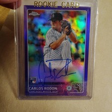 Carlos Rodon Rookie Autographed Serial Card Whitesox. rookie card picture