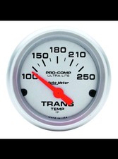Auto Meter 2-116in Trans Temp. Gauge 100-250