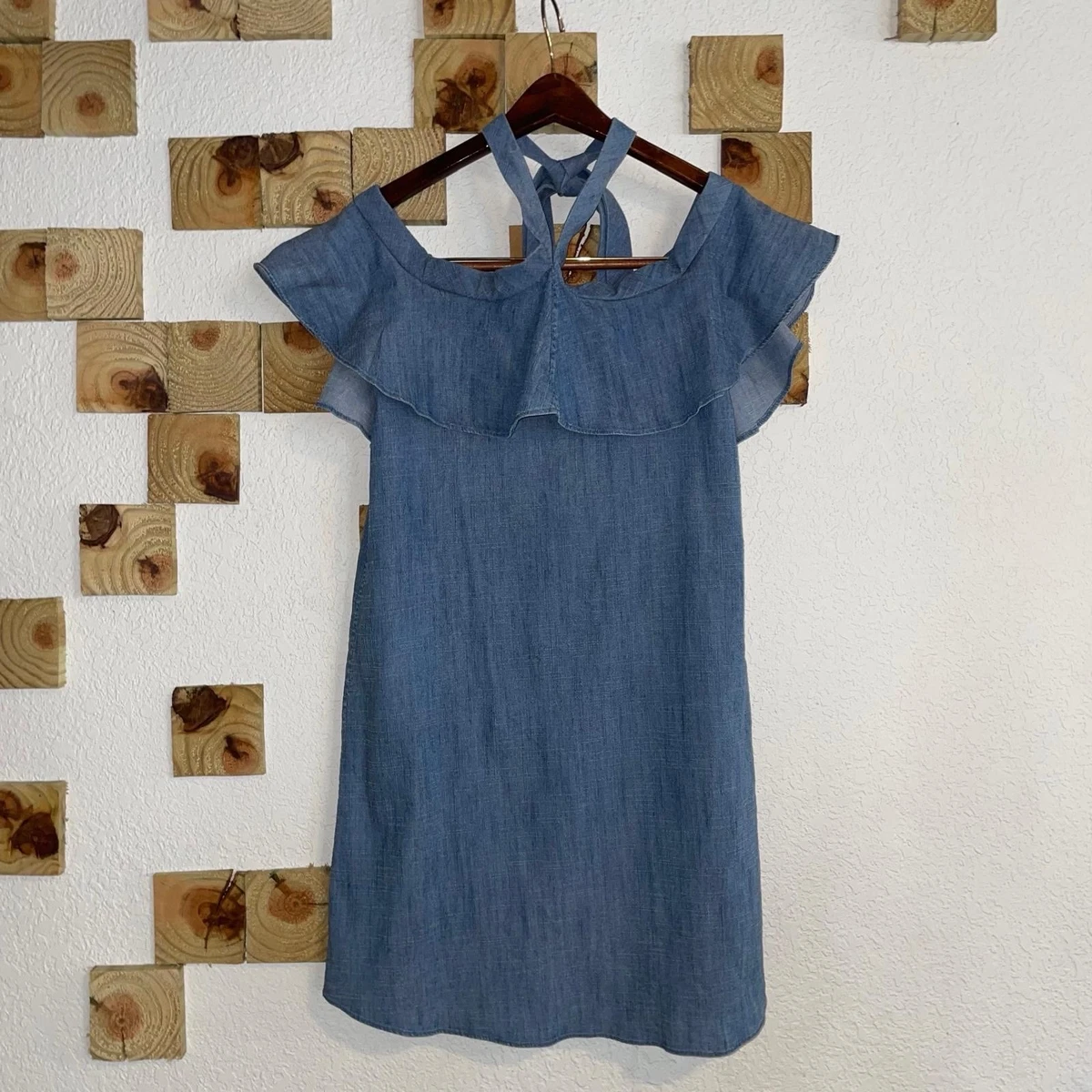 brown and blue floral dress Tiff Floral Mini Dress, Brown L / Brown main image 1