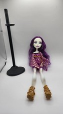 Monster High Spectra Vondergeist 13 Wishes Doll Mattel 2013 w Shoes Belt Dress