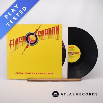 Queen Flash Gordon A-3 B-4 LP Album Vinyl Record 1980 EMC 3351 EMI - VG+/EX