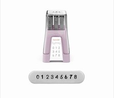 ImpressArt Sydney Numbers 3mm Jewelry Making Metal Stamp Set for Crafting Tools