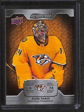 2023-24 Upper Deck Engrained Juuse Saros #55 Oak 280/349