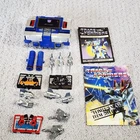 Vintage G1 Transformers SOUNDWAVE & CASSETTES w/ Accessories-Instructions