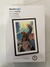 ApoloSign Nixplay Digital Photo Frame 10.1 in LCD - Black New in Sealed Box