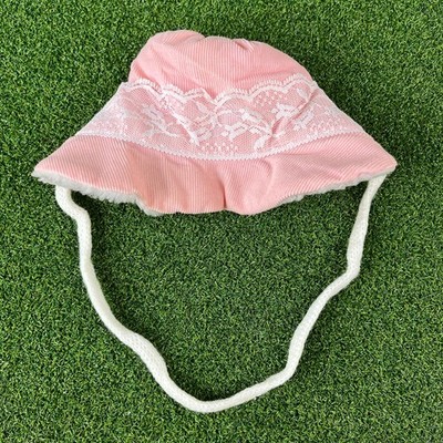 A.B.G. for Kids Soft Pink Bucket Sun Hat Sz 11 3-6Mos