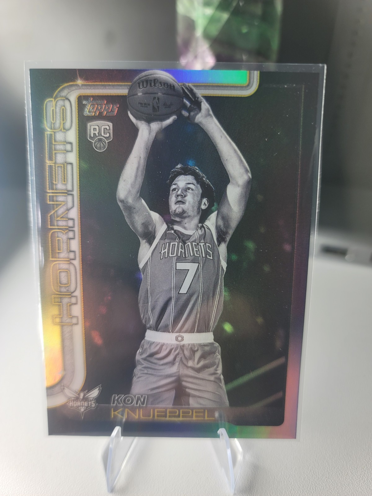 2025-26 Topps Blackout Target Exclusive SP Kon Knueppel Rc #204 Black Friday