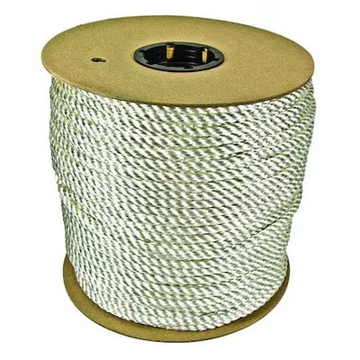 Zoro Select 530400-00600 Rope, 600Ft, Wht, 3400Lb., Nylon, 530400-00600
