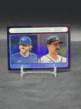 2024 Topps Heritage High Number Gausman Strider Purple Hot Box Refractor #312