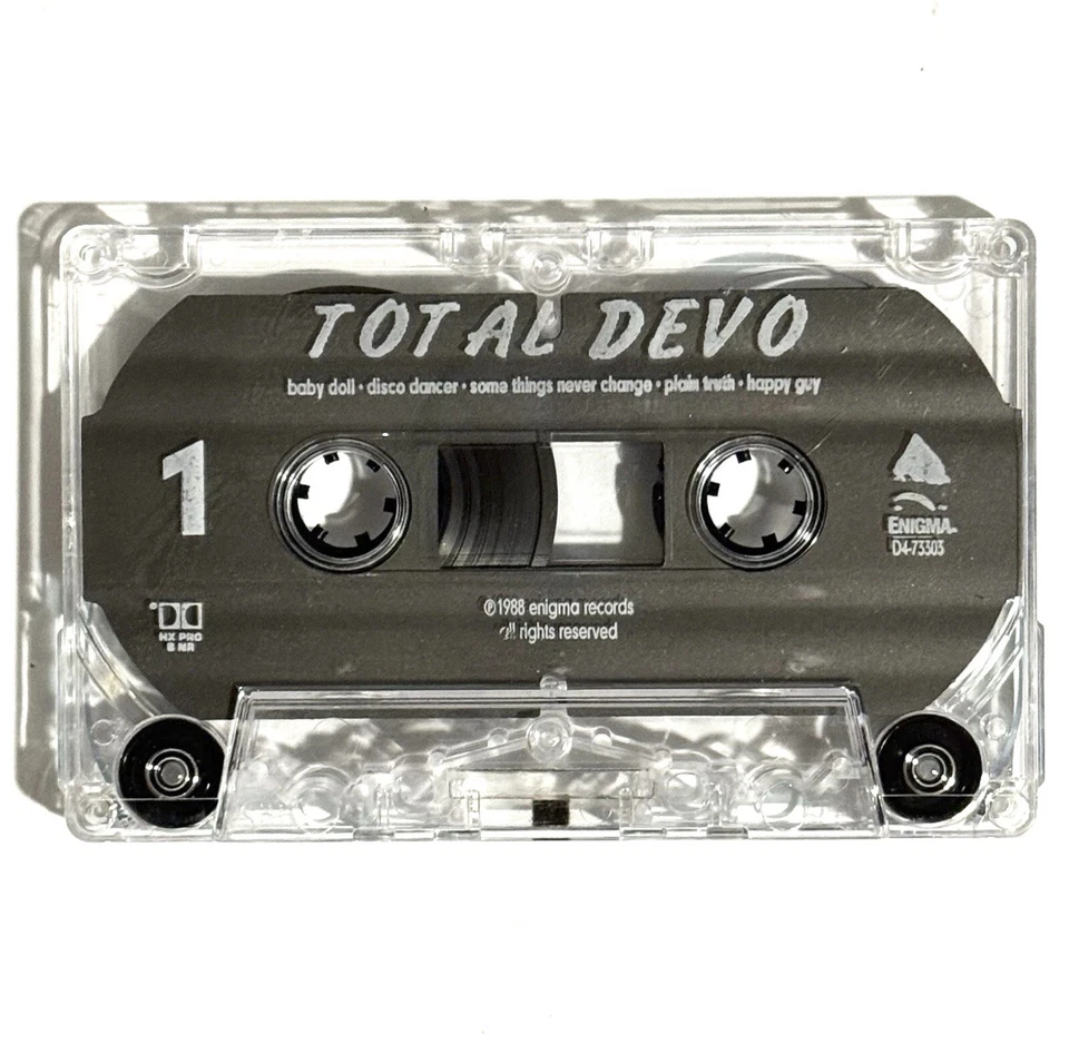 🤘 Devo TOTAL DEVO Cassette 1988 💿 OG New Wave ⚡   Foto 3 de 4