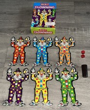 Vintage 1970s Merit Clowning Dice Jigsaw Game complete. (B2) 